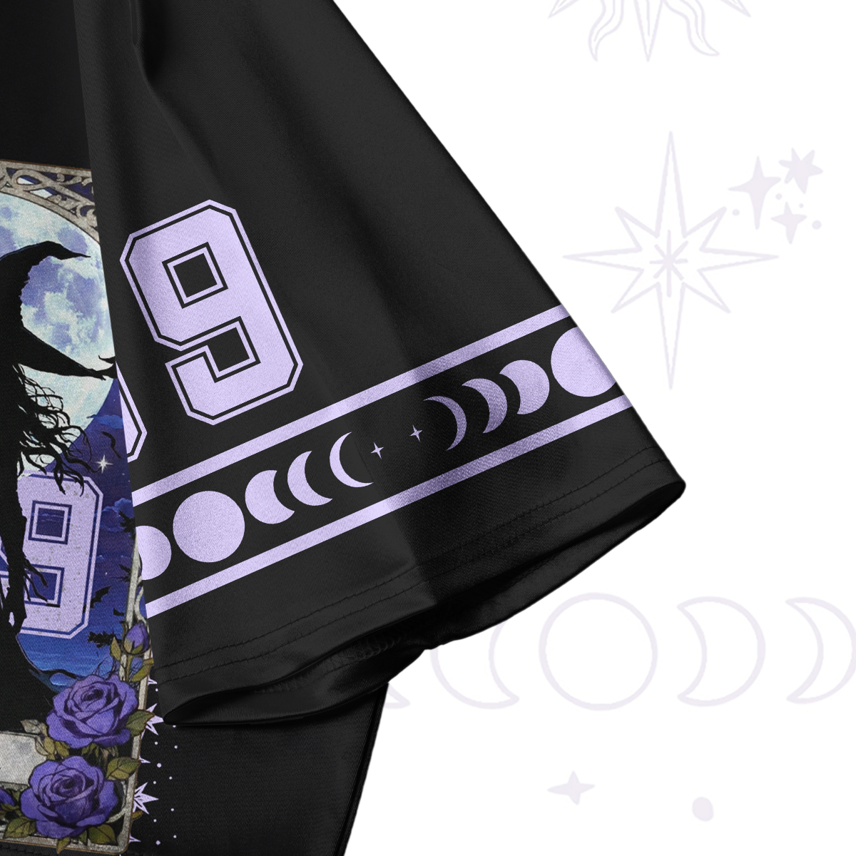 Purplehecate The Witch Crop Jersey Top