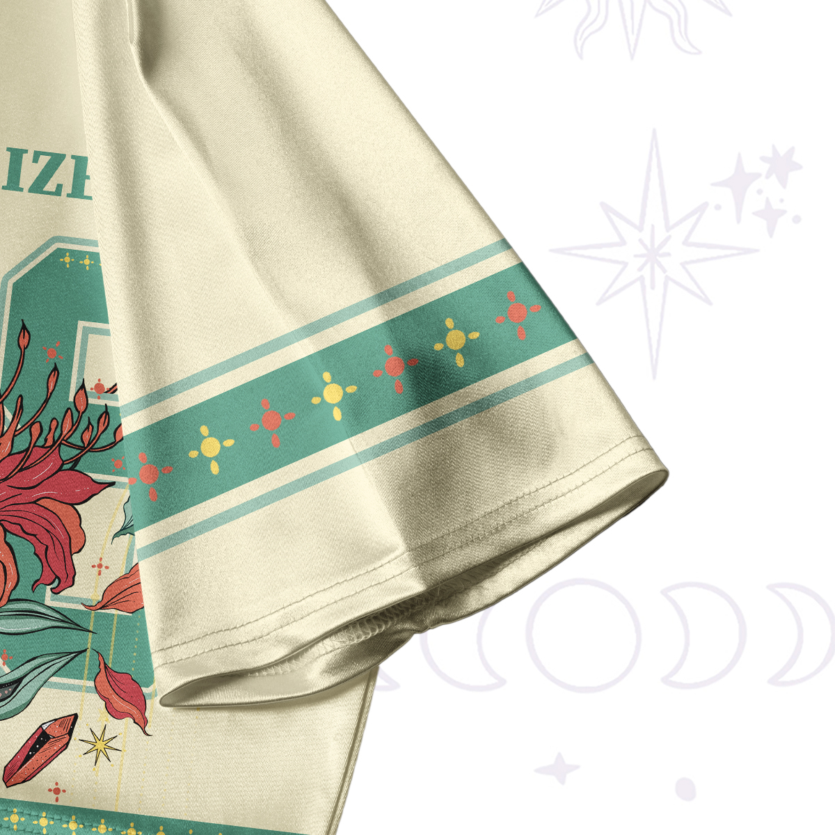 Purplehecate Radicalized By Basic Decency Crop Jersey Top