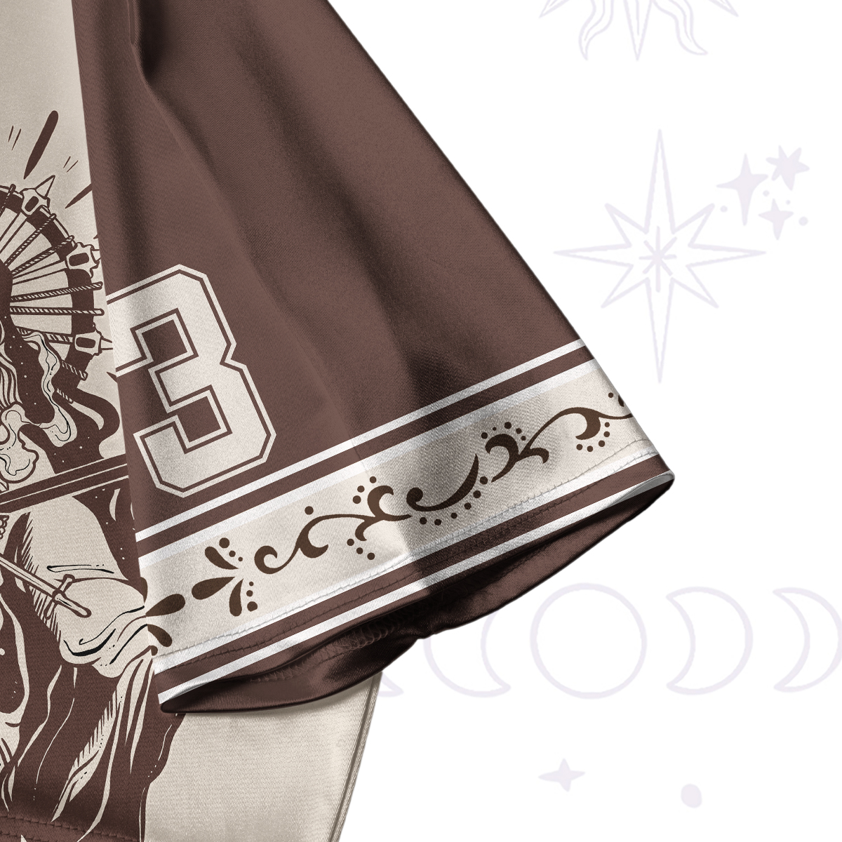 Purplehecate I'm Fine Crop Jersey Top