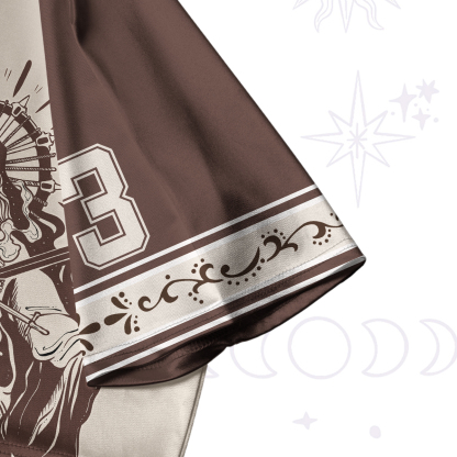 Purplehecate I'm Fine Crop Jersey Top