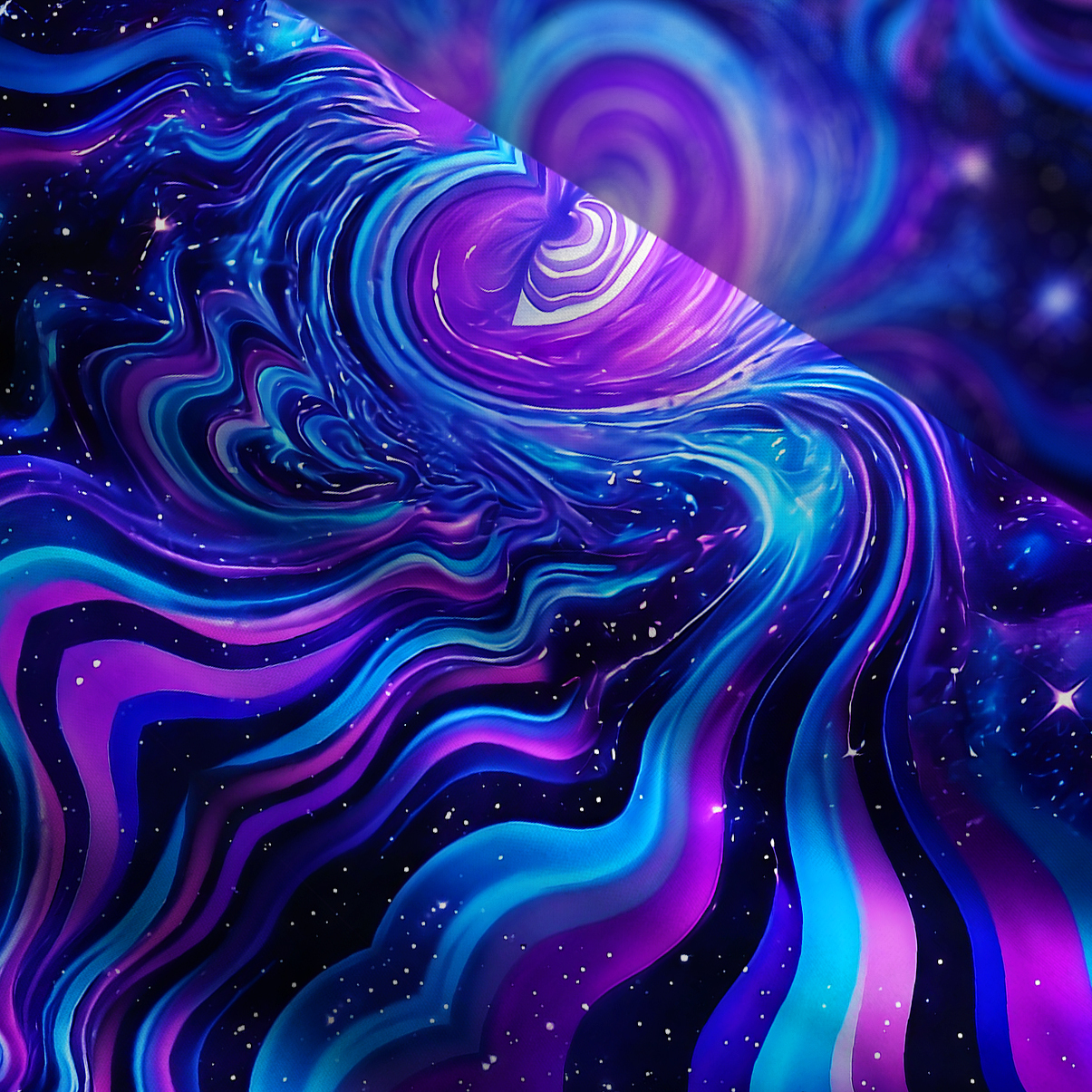 Purplehecate Galactic Heart Wide Straps Maxi Dress