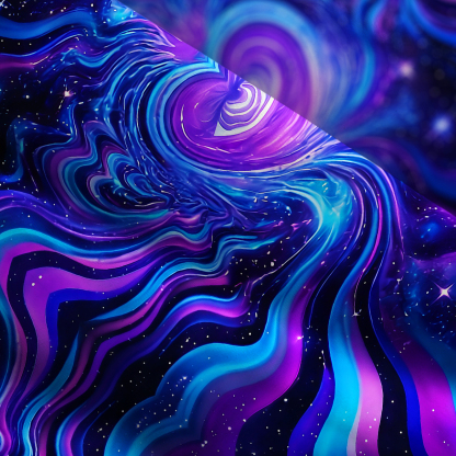 Purplehecate Galactic Heart Wide Straps Maxi Dress