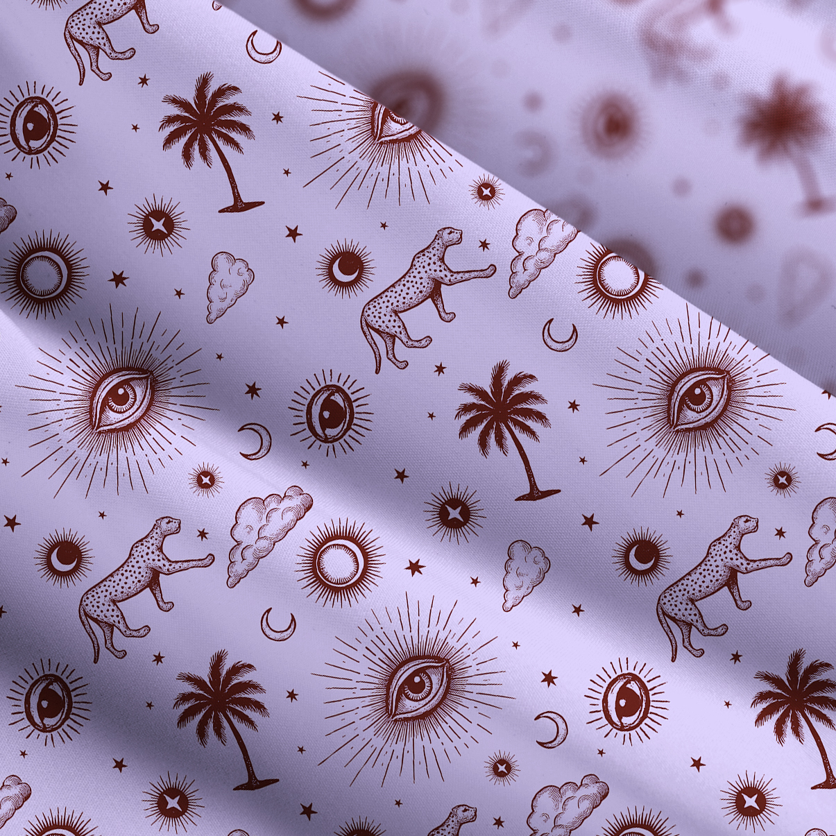 Purplehecate Eye of the Universe Wide Straps Maxi Dress