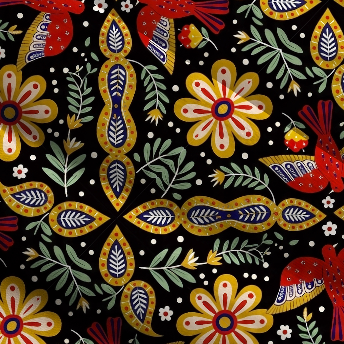 Purplehecate Midnight Tropical Rhapsody Wide Straps Maxi Dress