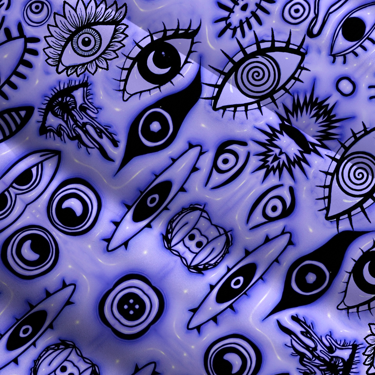 Purplehecate Realm of the All‑Seeing Eye Wide Straps Maxi Dress