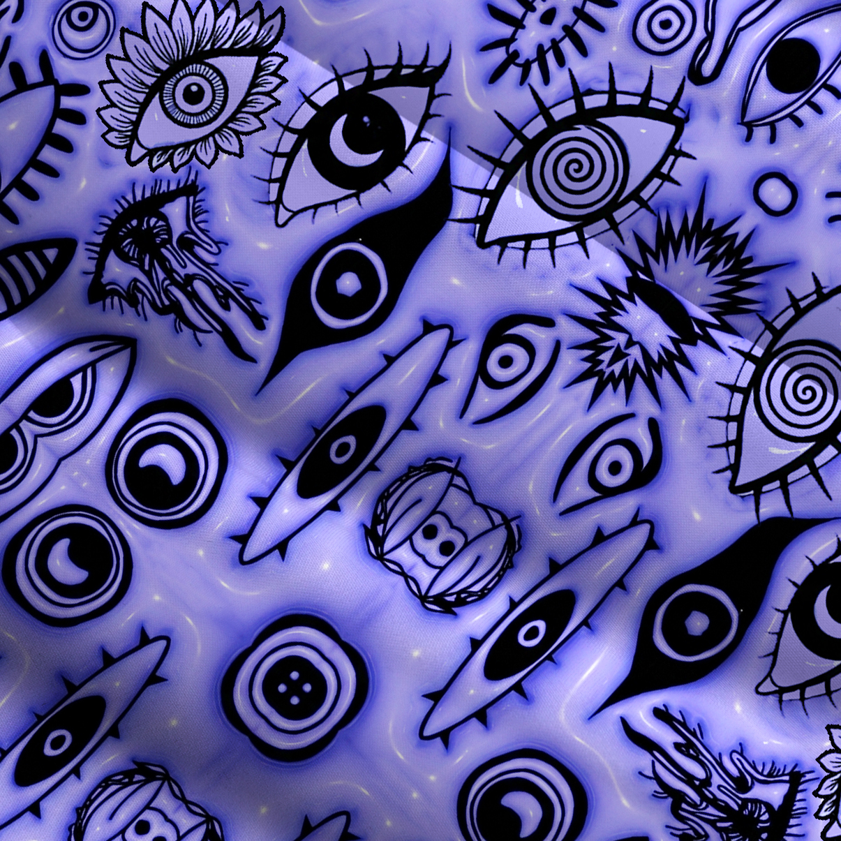 Purplehecate Realm of the All‑Seeing Eye Wide Straps Maxi Dress