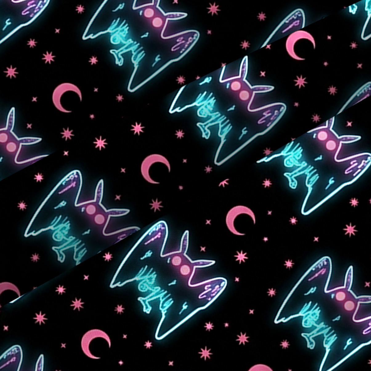 Purplehecate Witch Cat Rides the Dino Spaghetti Strap Midi Dress