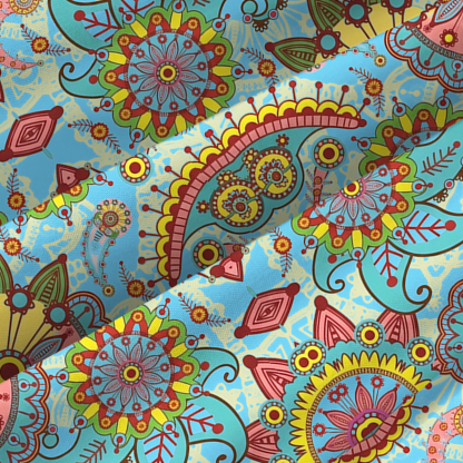 Purplehecate Mandala Dream Spaghetti Strap Midi Dress