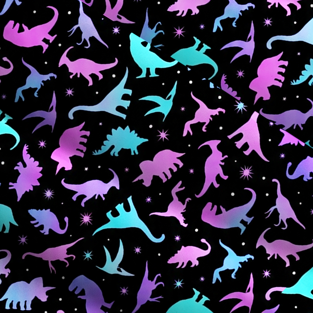 Purplehecate Neon Dino Dream Wide Straps Maxi Dress