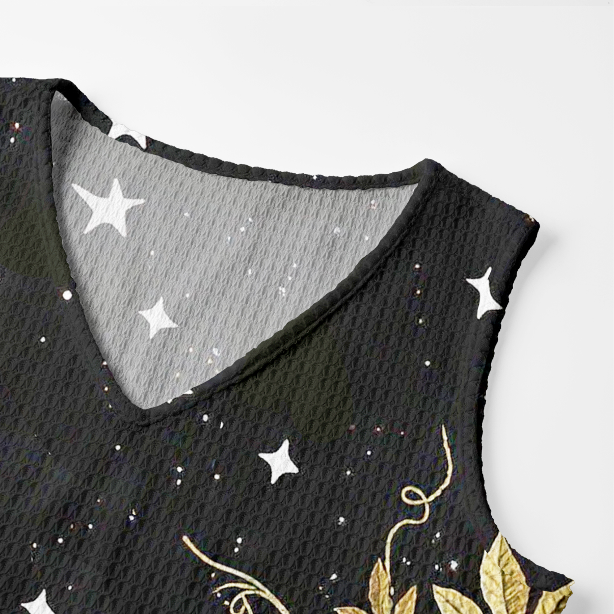 Purplehecate Moon Phase Floral Crochet Knit Maxi Dress