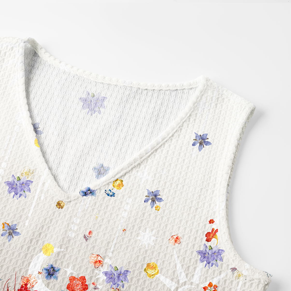 Purplehecate Spring Garden Crochet Knit Maxi Dress