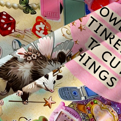 Purplehecate The Opossum Queen's Hoard Spaghetti Strap Midi Dress
