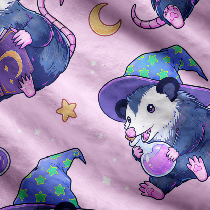 Purplehecate Wizard Opossum Ugly Cardigan Sweaters