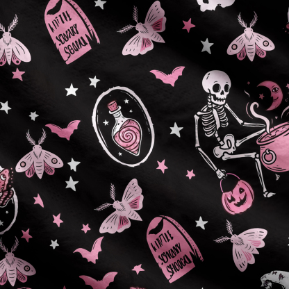 Purplehecate Skeleton Graveyard Night Ugly Cardigan Sweaters