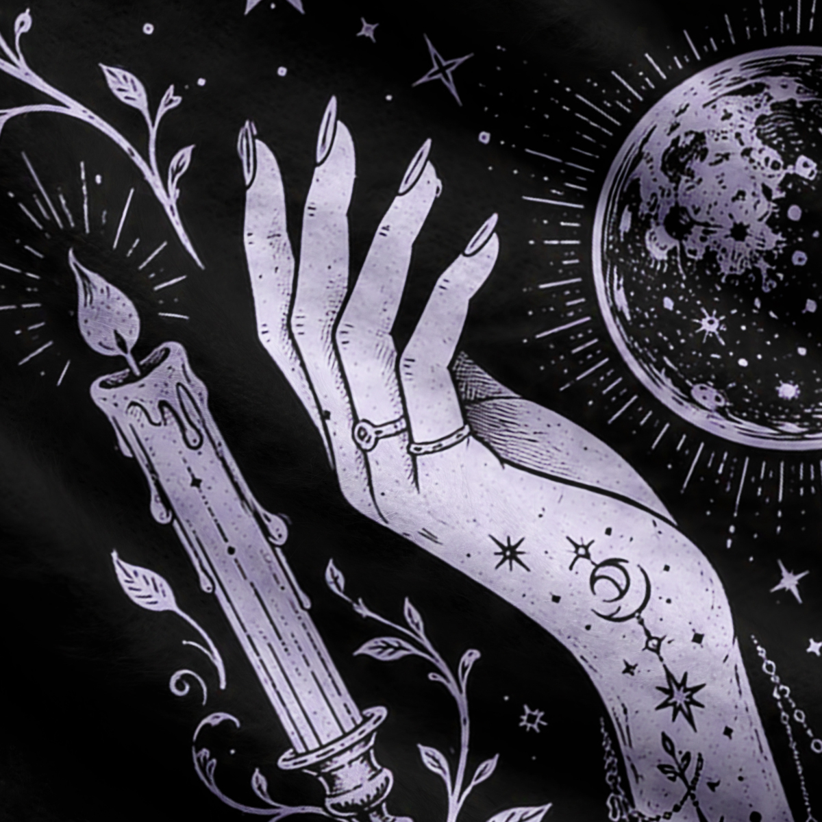 Purplehecate Summon The Power Ugly Cardigan Sweaters