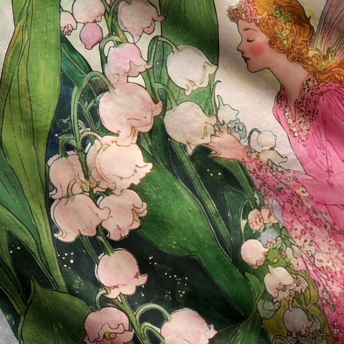 Purplehecate Mystic Secret Lily Fairy Forest Ugly Cardigan Sweaters