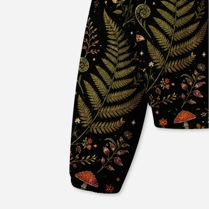 Purplehecate Moon Moth in the Enchanted Forest All-Over Print Hoodie