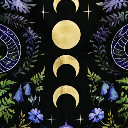 Purplehecate Moon Moth Witchery Yoga Pants