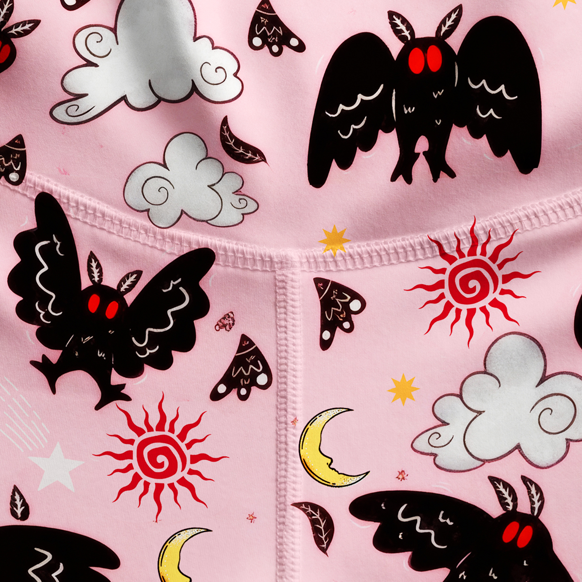Purplehecate Cryptid Mothman Yoga Pants