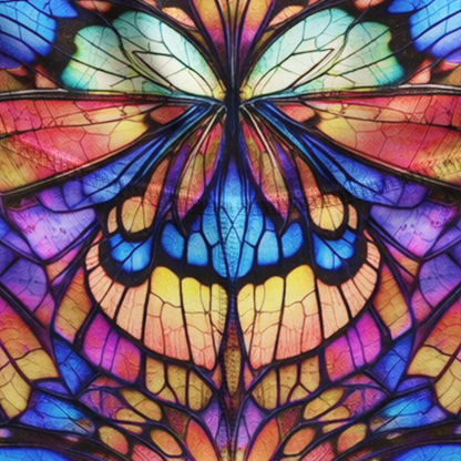Purplehecate Colorful Butterfly Wing Pattern Yoga Pants