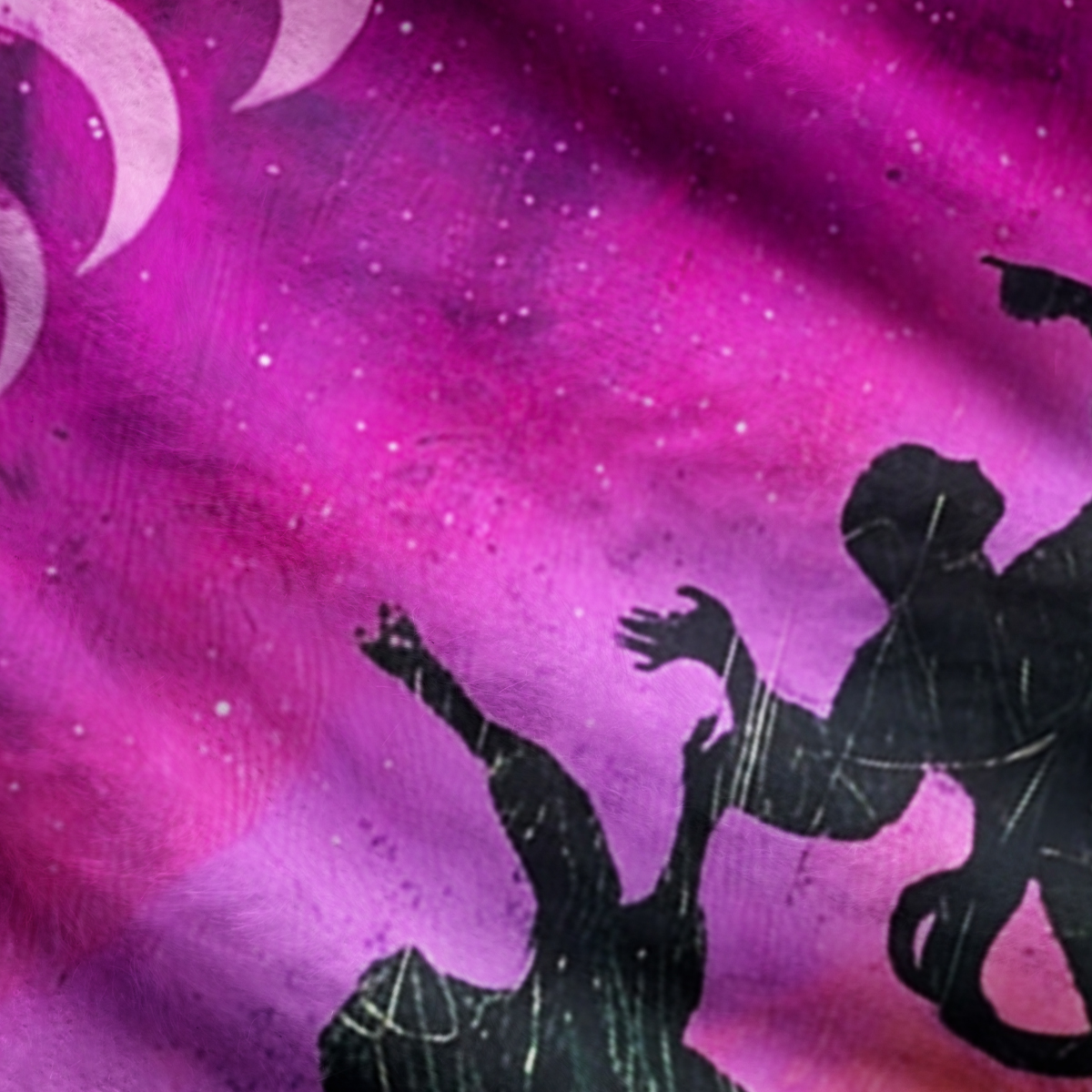 Purplehecate Moonrise Witch Gathering Ugly Cardigan Sweaters