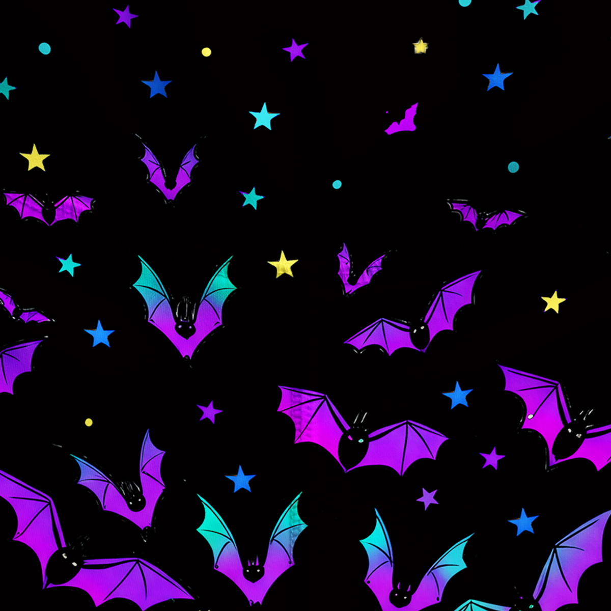 Purplehecate Rainbow Bat Yoga Pants