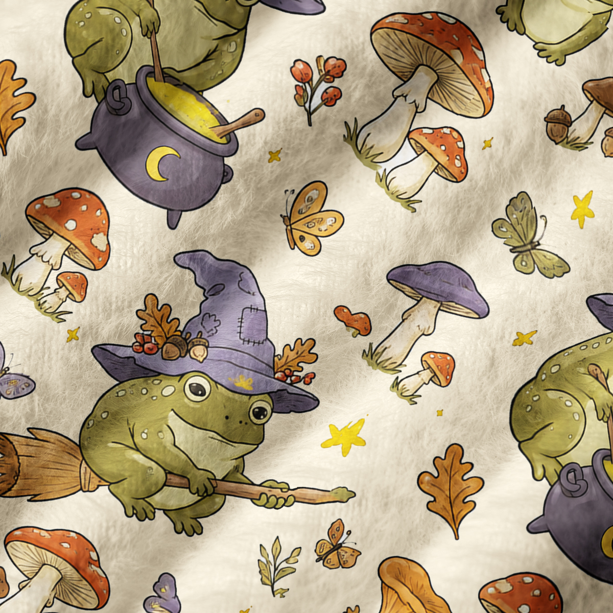 Purplehecate Wizard Frog Ugly Sweater Vest