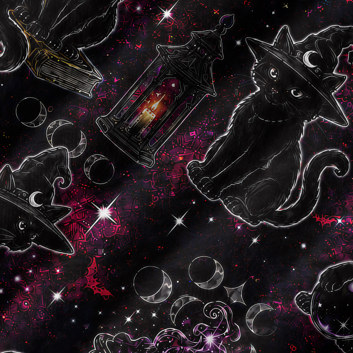 Purplehecate Brewing Black Cat Ugly Sweater Vest