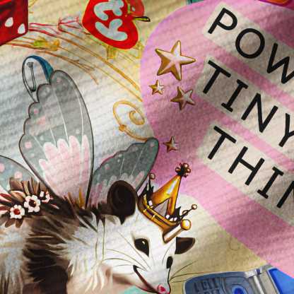 Purplehecate The Opossum Queen's Hoard Ribbed Knit Dress