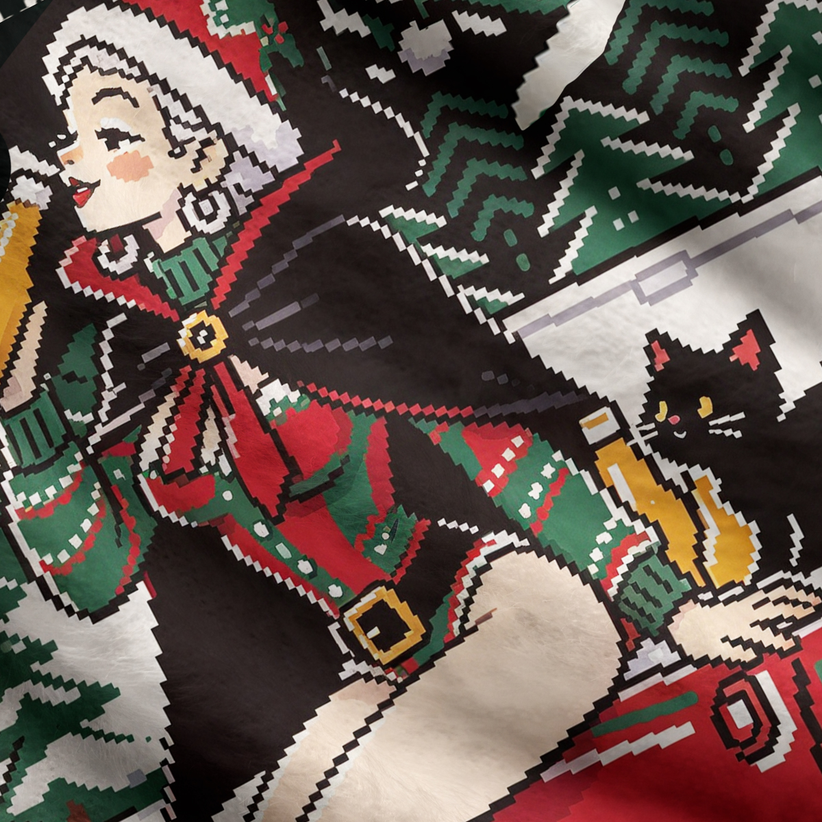 Purplehecate Merry Beers Witchmas Ugly Cardigan Sweaters