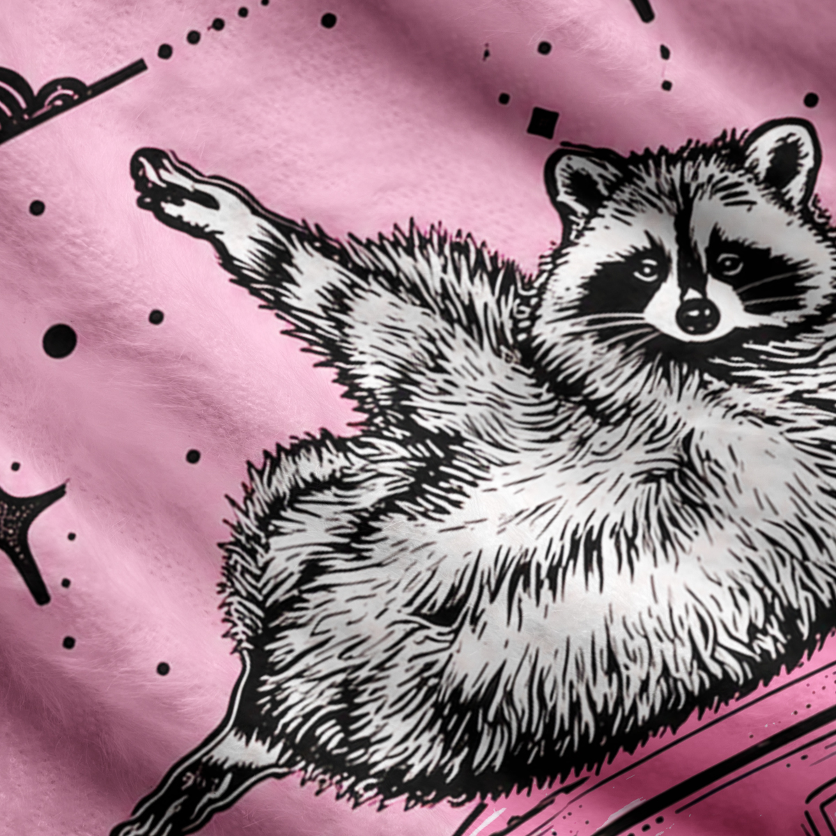 Purplehecate In My Feral Era Raccoon Tarot Ugly Cardigan Sweaters
