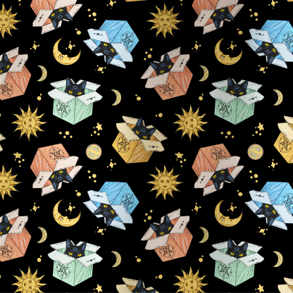 Purplehecate The Hermit The Recluse in the Box All Over Print T-Shirt