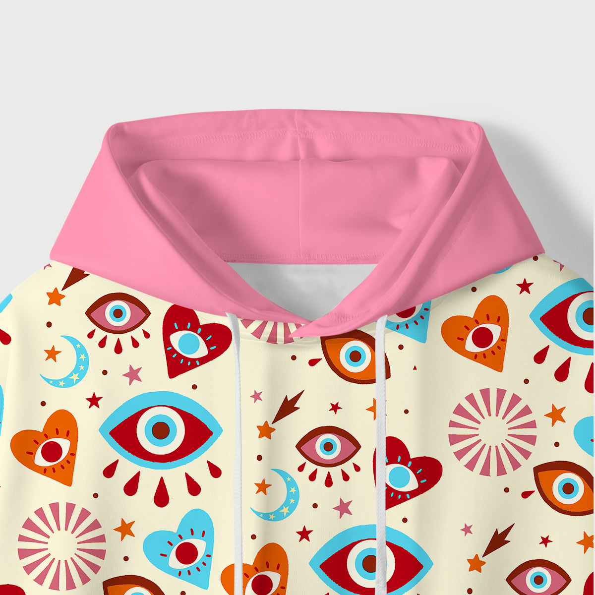 Purplehecate Protective Evil Eye Amulet All-Over Print Hoodie