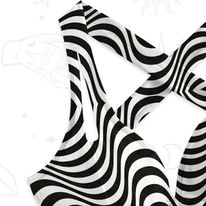 Purplehecate Psychedelic Eye Portal One-Piece Swimsuit