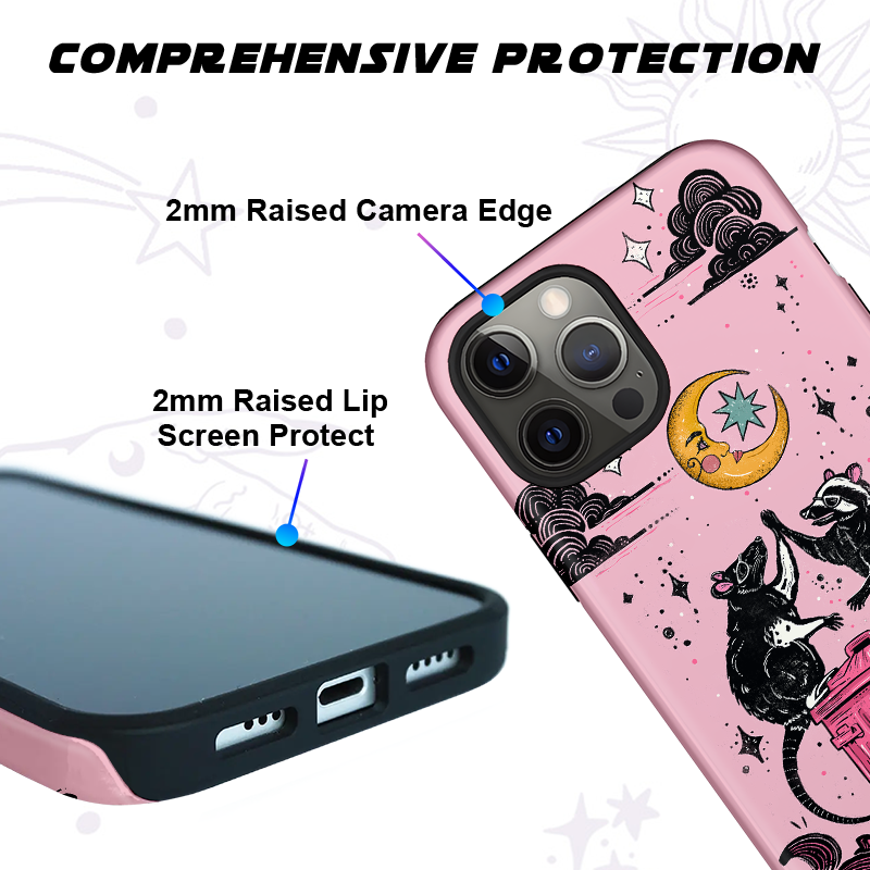 Purplehecate The Team Trash Opossum Phone Case