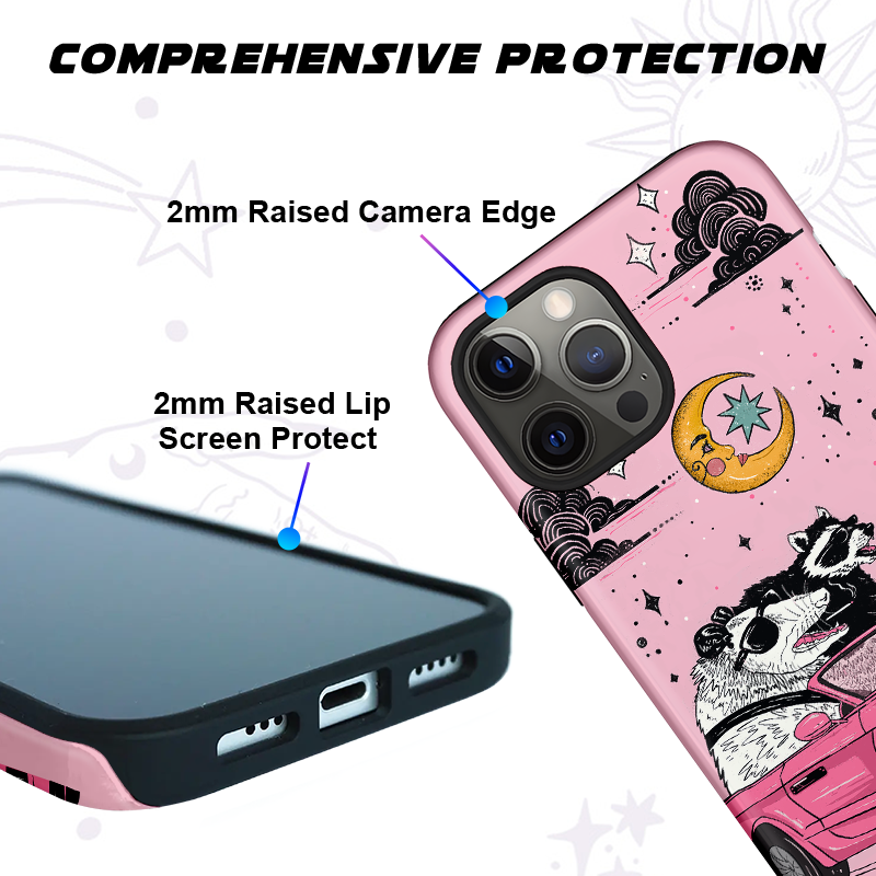 Purplehecate The Team Trash Phone Case