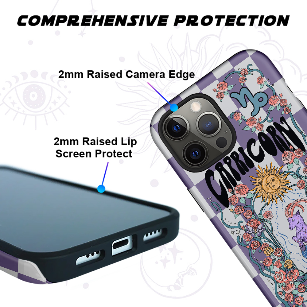 Purplehecate Capricorn Spirit Zodiac Collage Phone Case