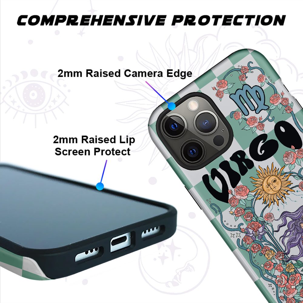 Purplehecate Virgo Spirit Zodiac Collage Phone Case