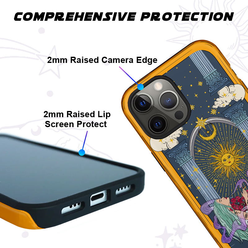 Purplehecate The High Priestess Tarot Card Phone Case