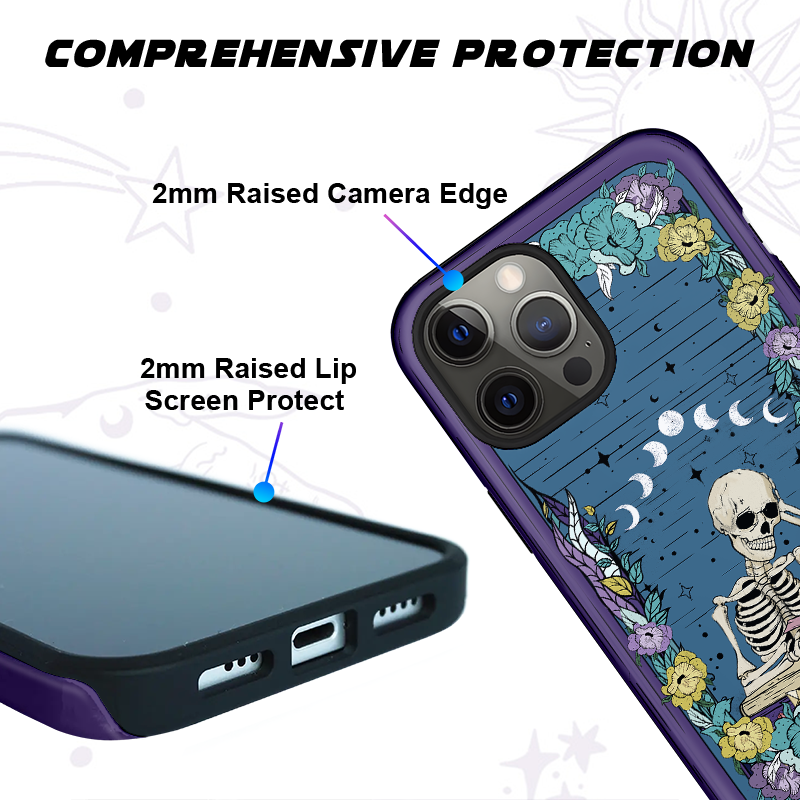 Purplehecate The Reader Tarot Card Phone Case