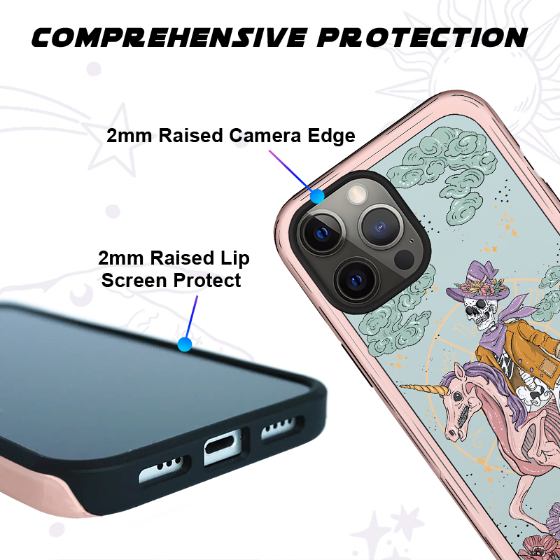 Purplehecate The Audacity Tarot Card Phone Case