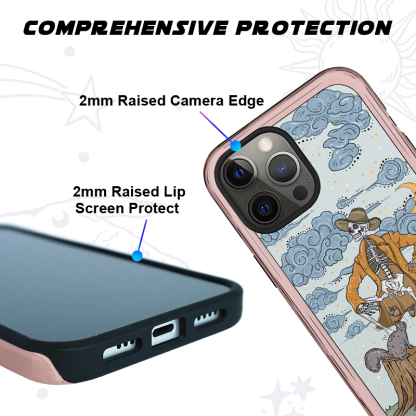 Purplehecate The Two Of Deez Tarot Phone Case