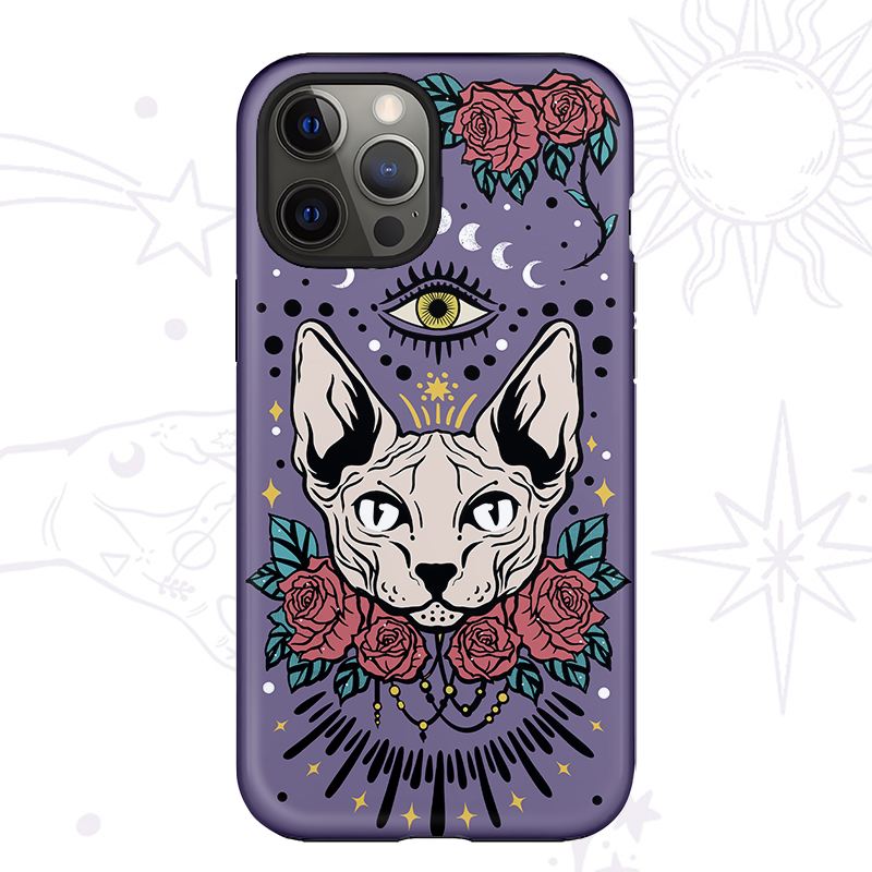 Purplehecate Mystical Cat Phone Case