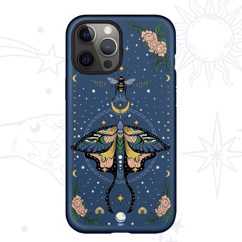 Purplehecate Mystical Moth Phone Case