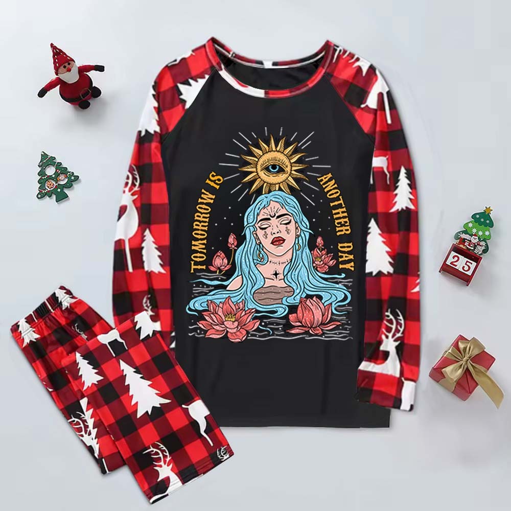 Purplehecate Tomorrow Is Another Day Elk Christmas Pajamas