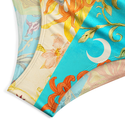 Purplehecate Sun Garden One-Piece Swimsuit