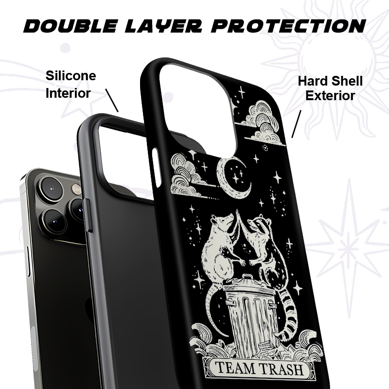 Purplehecate The Team Trash Phone Case