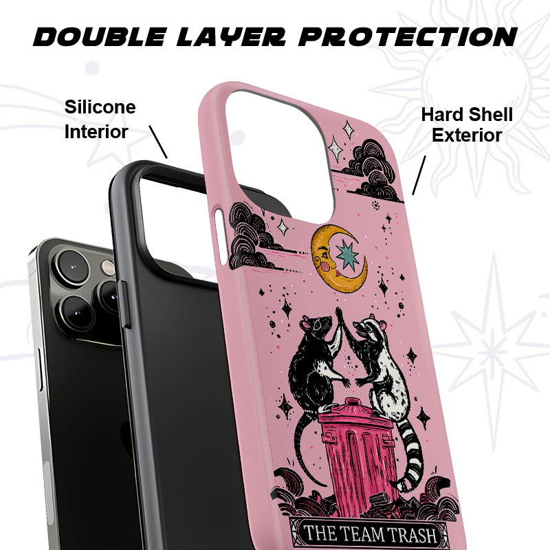 Purplehecate The Team Trash Opossum Phone Case