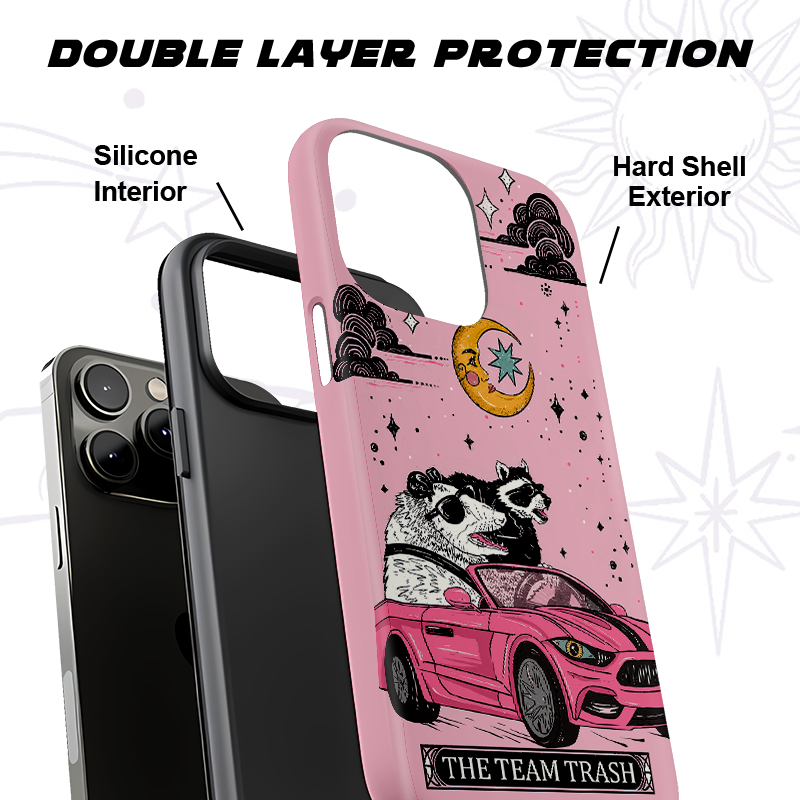 Purplehecate The Team Trash Phone Case