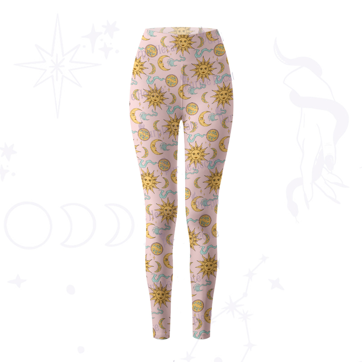 Purplehecate Magic of Sun and Moon Yoga Pants